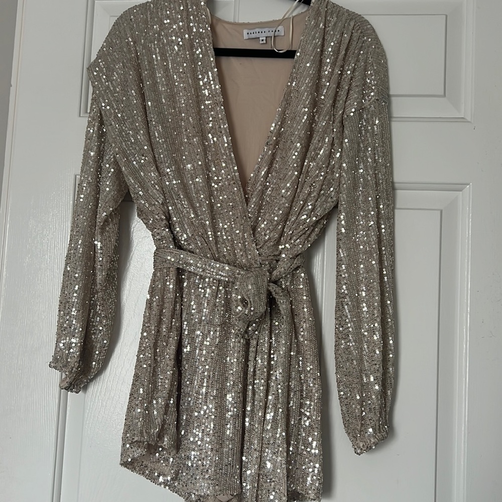 Express Sequin Romper